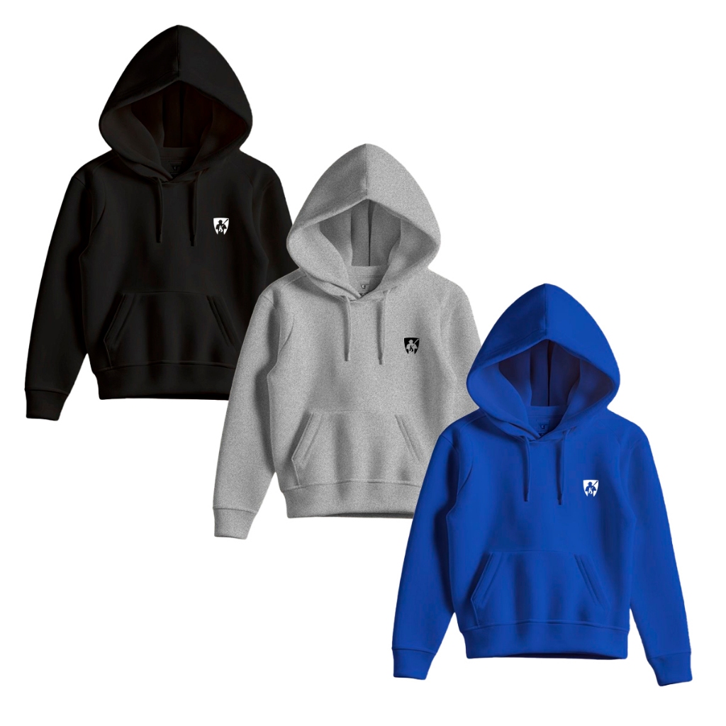 Kit 3 Moletom Infantil Canguru Com Capuz Diversas Cores Lançamento