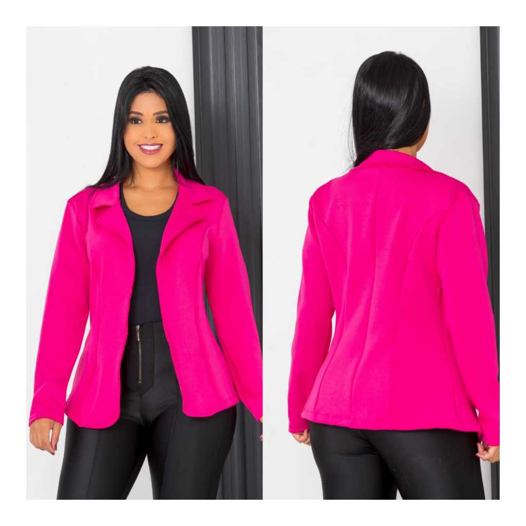 Achadinhos da Shopee Blazer maxi feminino de tamanho alongado