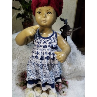 Vestido Infantil Feminino, Modelo Regata, Estampado, Tam: 01, Marca: Elian