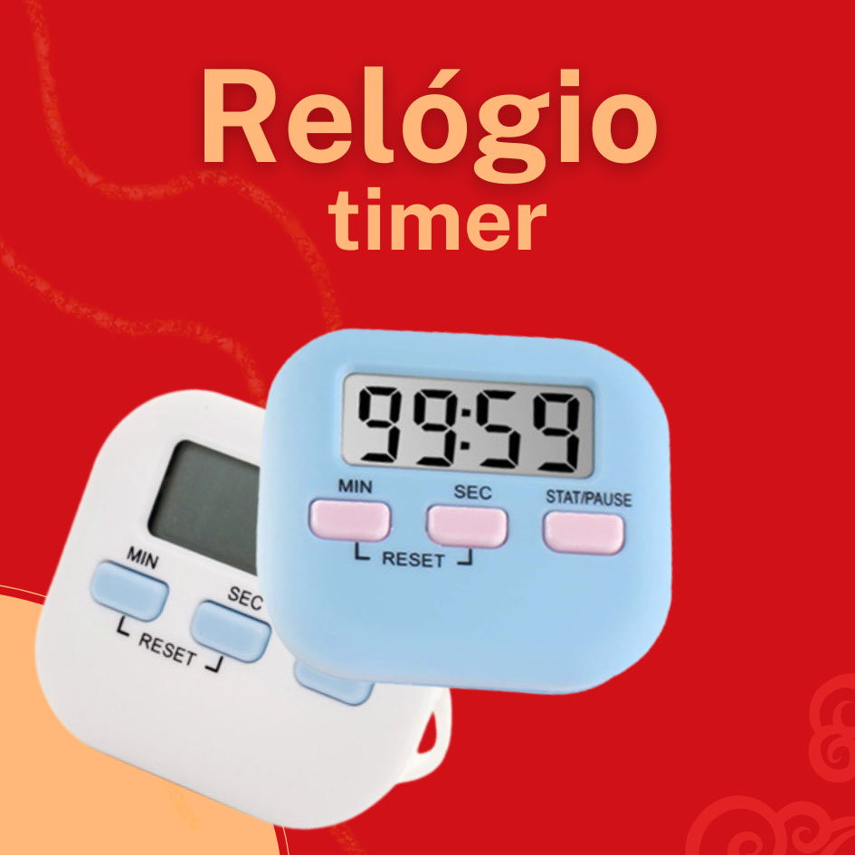 Timer Relógio De Cozinha Temporizador Timer Running Imã Geladeira