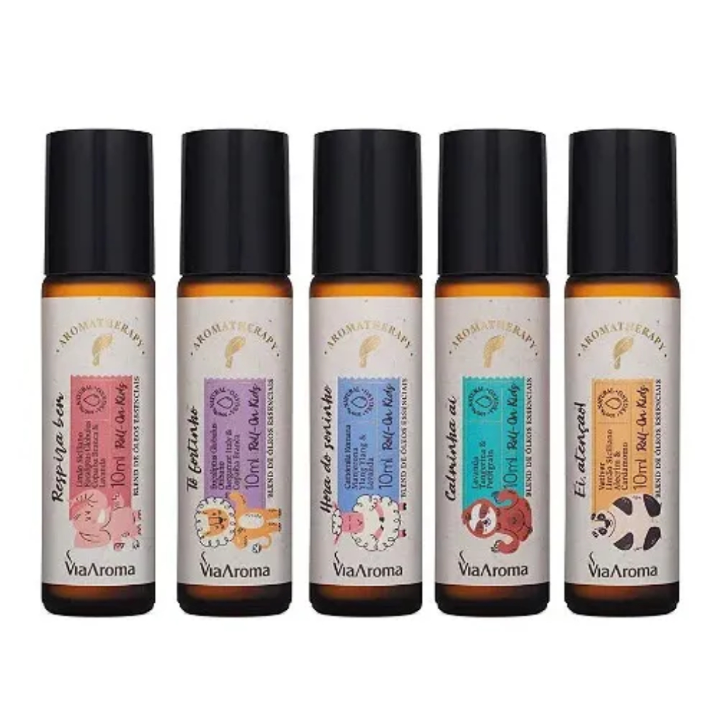 Roll-on Óleos Essenciais Via Aroma 10ml em Oferta na Shopee