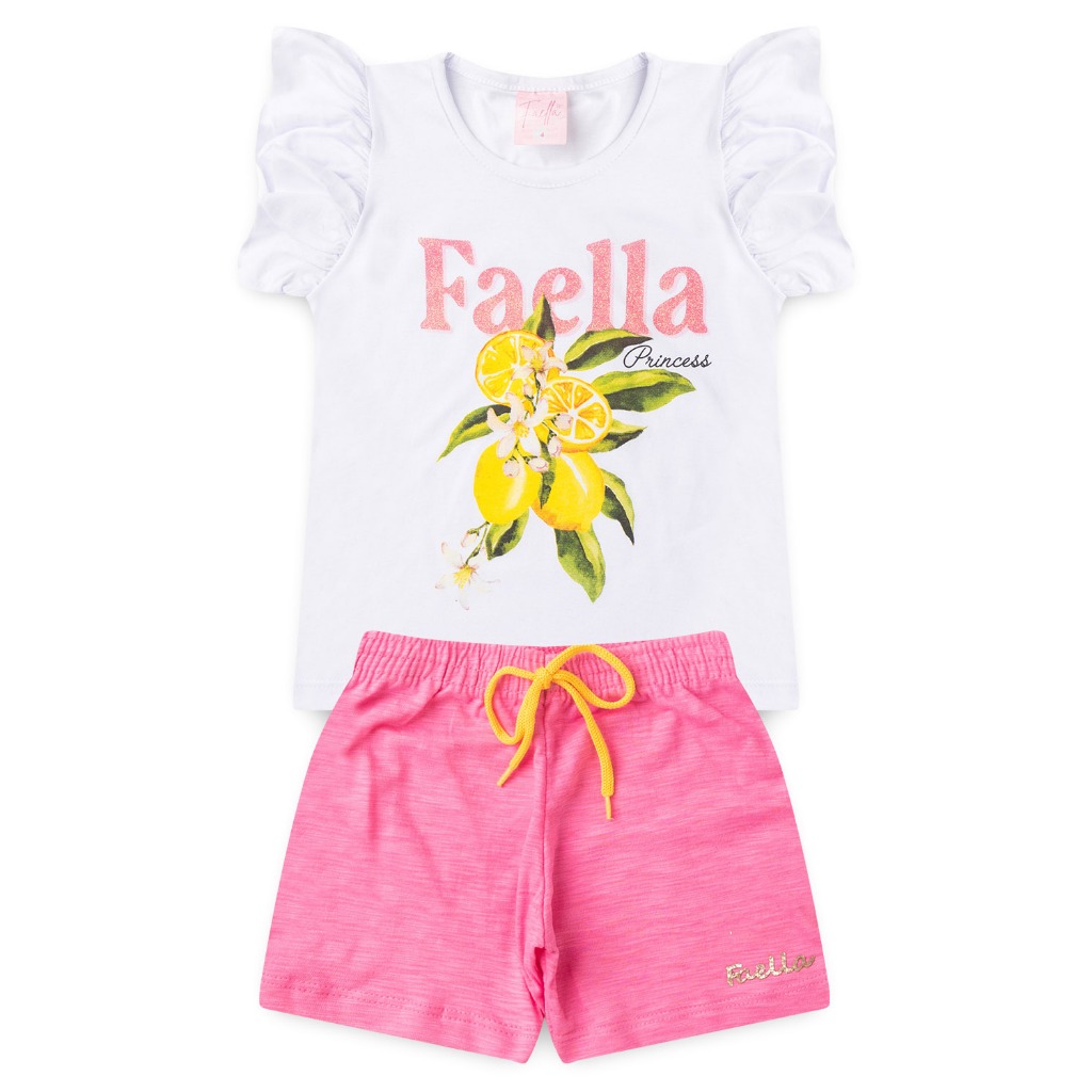 Conjunto Infantil Menina Verão 2 ao 14  - PRONTA ENTREGA em Oferta na Shopee