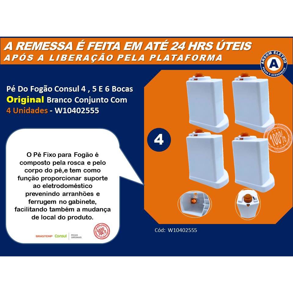 Pé Fogão Consul: Onde Comprar | BuscaProdutos