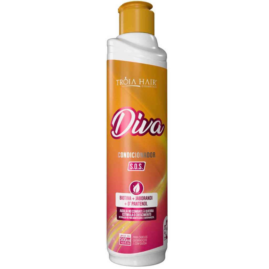 Condicionador Anti Queda S.O.S Diva 500ml - Troia Hair