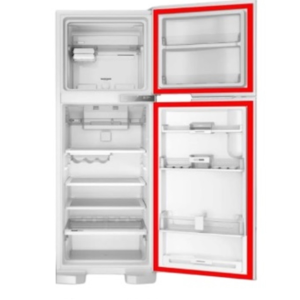 Borracha geladeira consul antiga 109x59 e 59x27