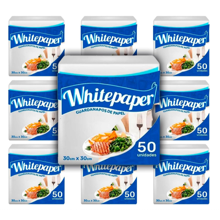 Kit Guardanapos de Papel 100% Celulose COM 4 UNIDADES em Oferta na Shopee