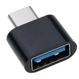 Adaptador OTG 3.0 Usb p/ Type-c USB Fêmea Preto Compatível p/ Celular Tablet Notebook Teclado Mouse Carregador  Pendrive em Oferta na Shopee