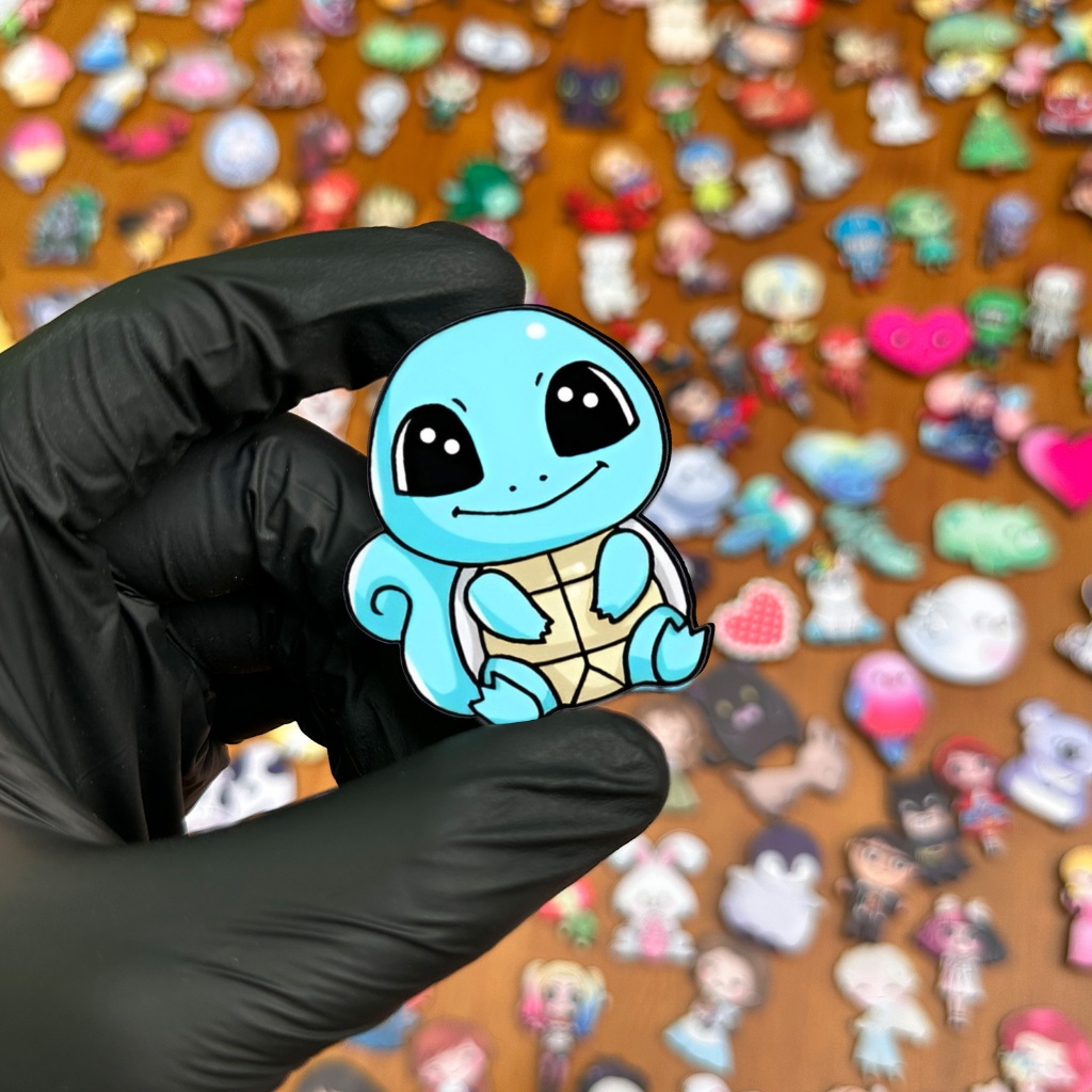 Ímã de Geladeira Magnético Personagens Chibi Fofinhos 5 Cm Mdf com Adesivo Enfeite Decoração