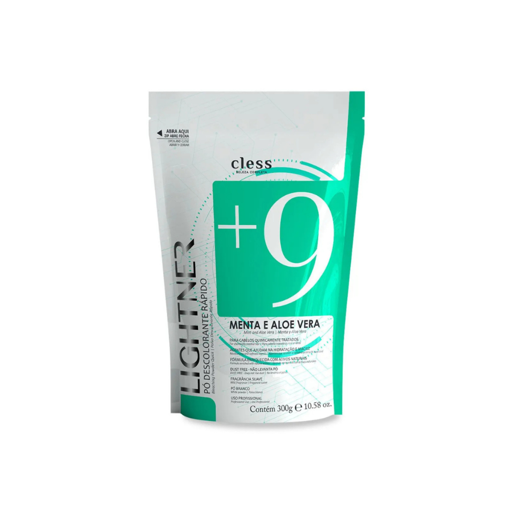 Pó Descolorante Rápido Menta E Aloe Vera Cless Lightner 300g · foto 2
