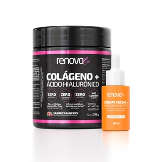 1 Colágeno Ácido Hialurônico + Sérum Vitamina C - Renova Be em Oferta na Shopee