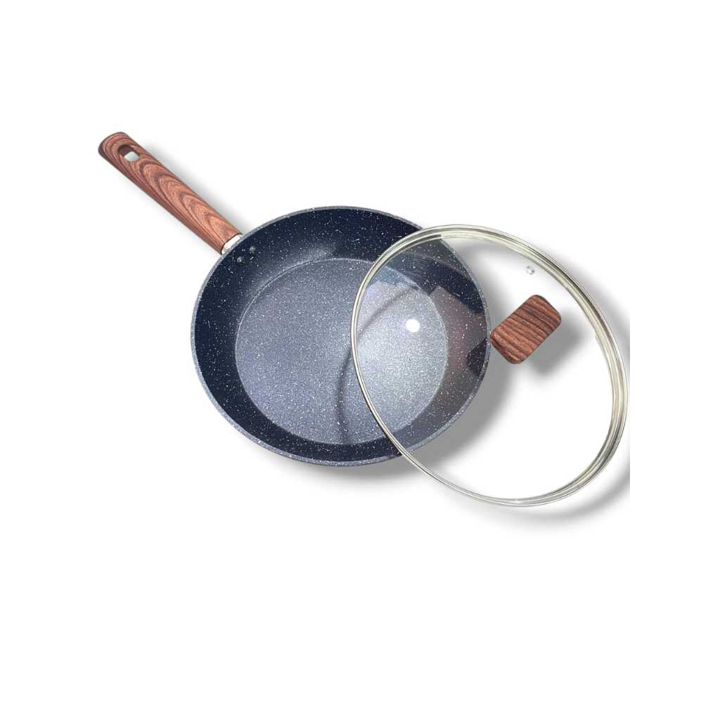 Frigideira Revestida Cerâmica Antiaderente Com ou Sem Tampa Fogão Cooktop Indução e Gás P.HQ