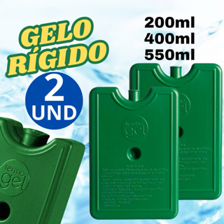 Kit 2Und Gelo Rigido Reutilizavel 200ml 400ml 500ml Forma TermoGel Cooler Lancheira Alimentos Vacinas Praia Congela em Oferta na Shopee