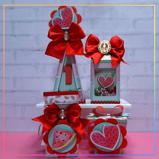 Kit Festa Melancia/20 Itens/Lembrancinhas/Aniversário/Tema Melancia/Personalizados