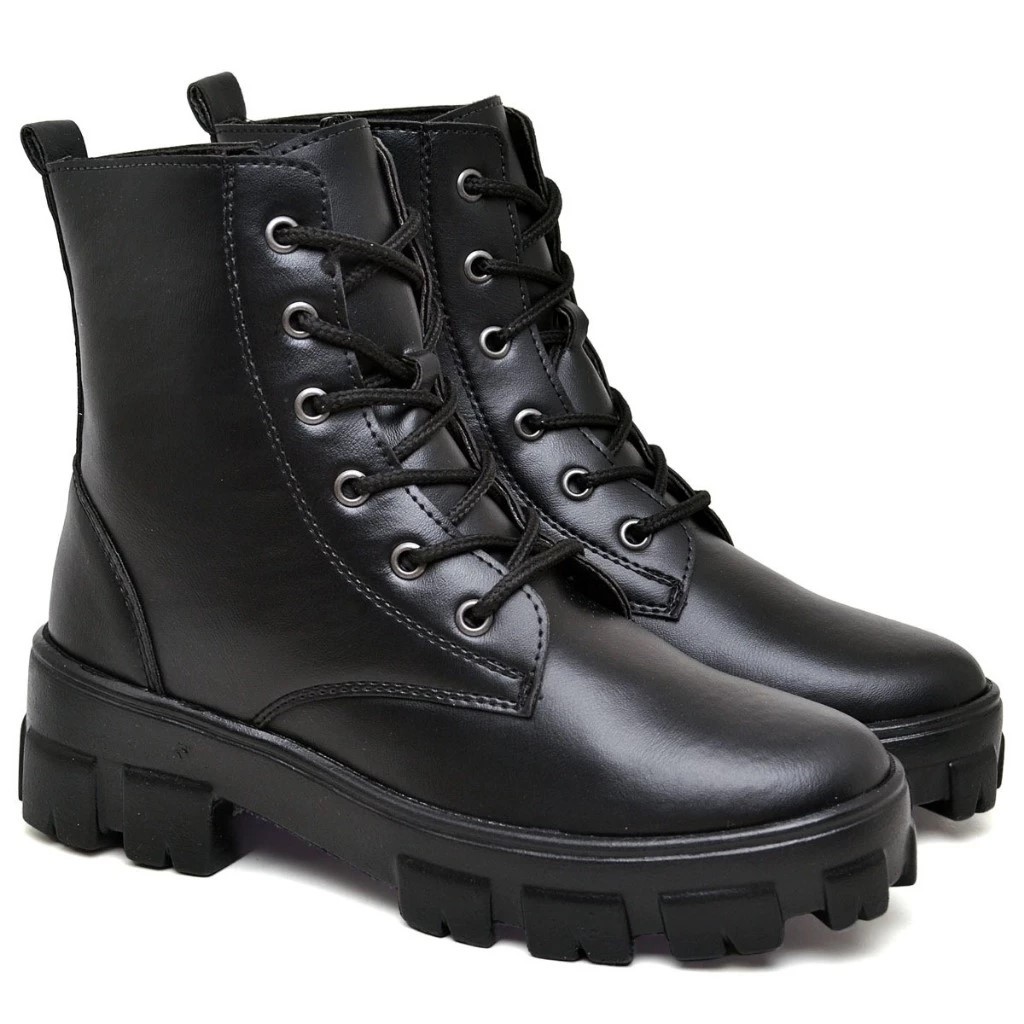 Coturno Blogueira Moda Tratorado Estilosa Confortável Leve Macia Tendência Promoção