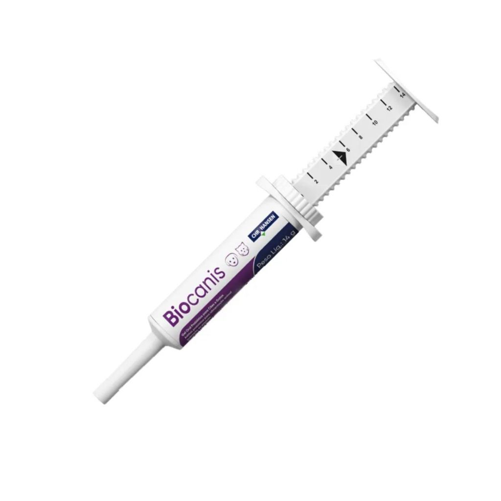 Detalhes do Suplemento Probiótico Bioregulador Ourofino Biocanis 14g Cães e Gatos