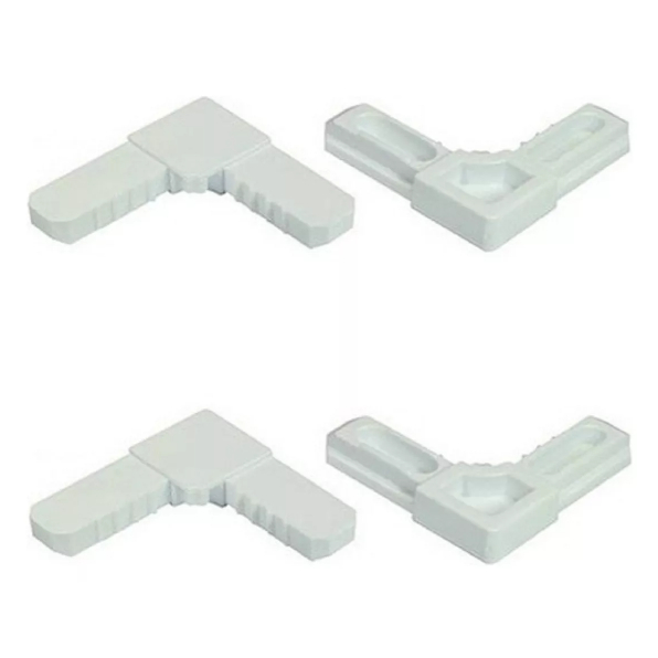 Canto Cantoneiras Para Tela Mosquiteira PARA PERFIL DE ALUMINIO