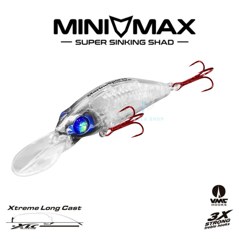 Isca Artificial Mini Max 50 - Marine Sports - 5cm / 7g - Sinking - Todas as Cores - Tucunaré Robalo Traíra Dourado em Oferta na Shopee