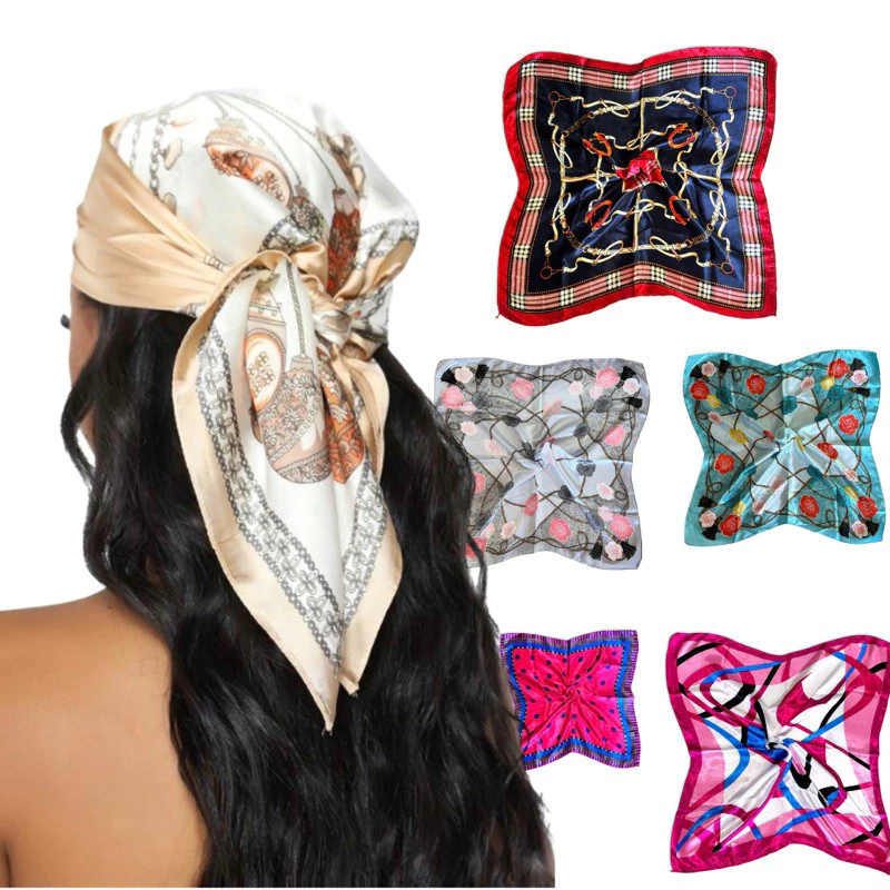 Lenço Multiuso Echarpe Lenço de cabelo estampado