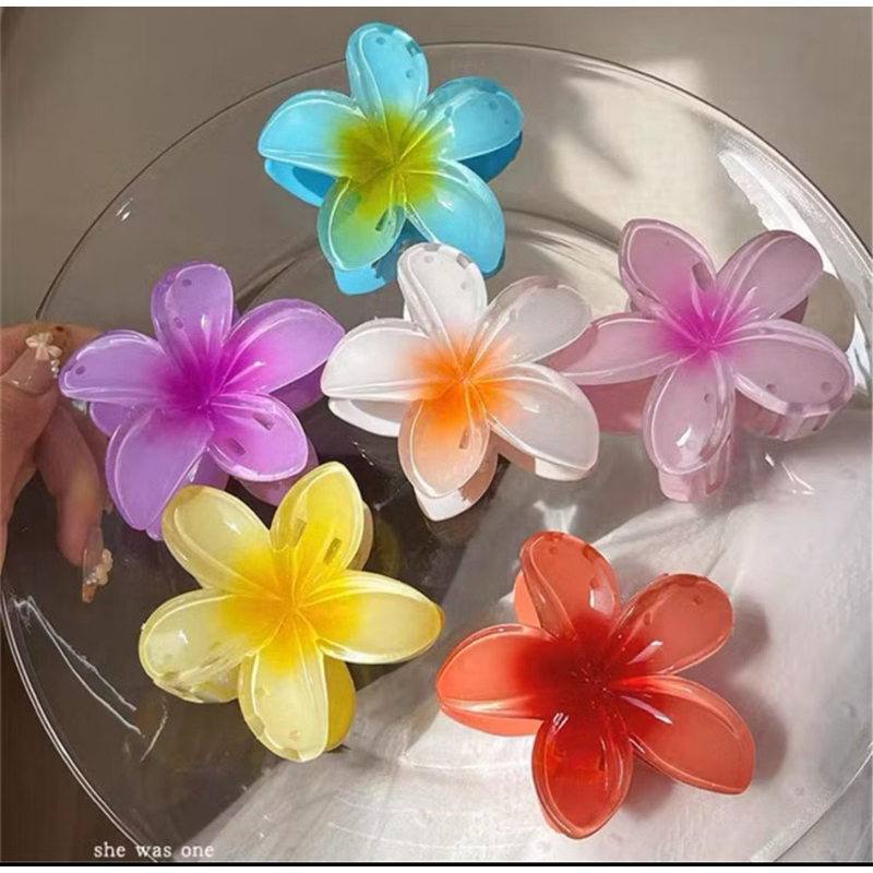 Presilha Flor Havaino Com cores Brilhantes Estilosas e Modernas em Oferta na Shopee