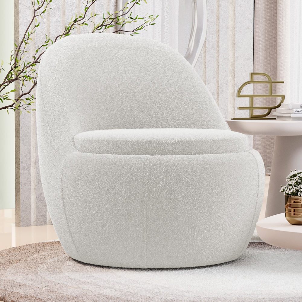 Poltrona Orgânica Living Memphis Fixa Bouclê
