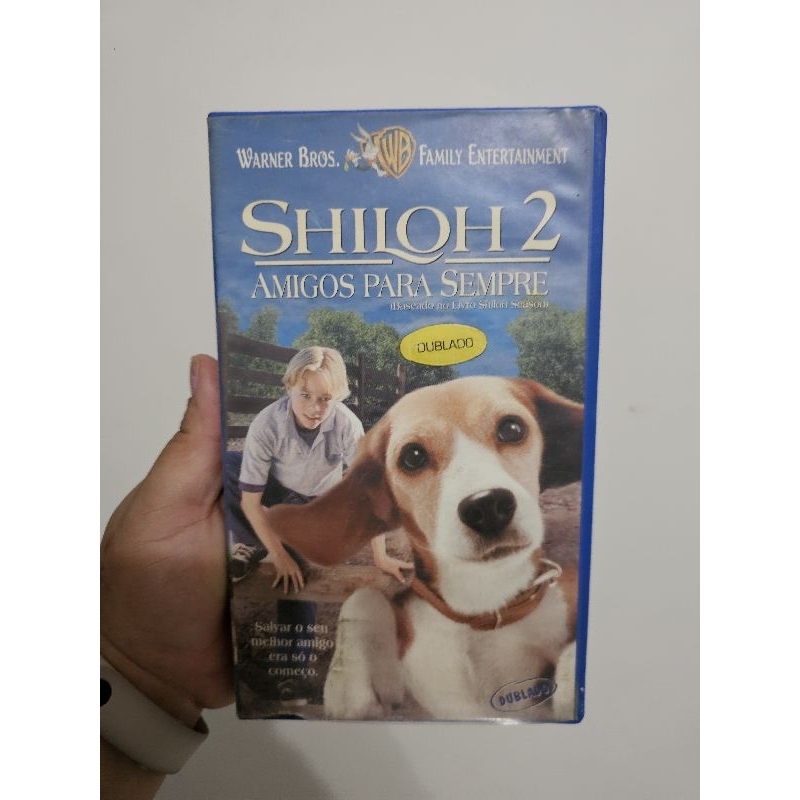 Fita VHS Shiloh 2 amigos p sempre
