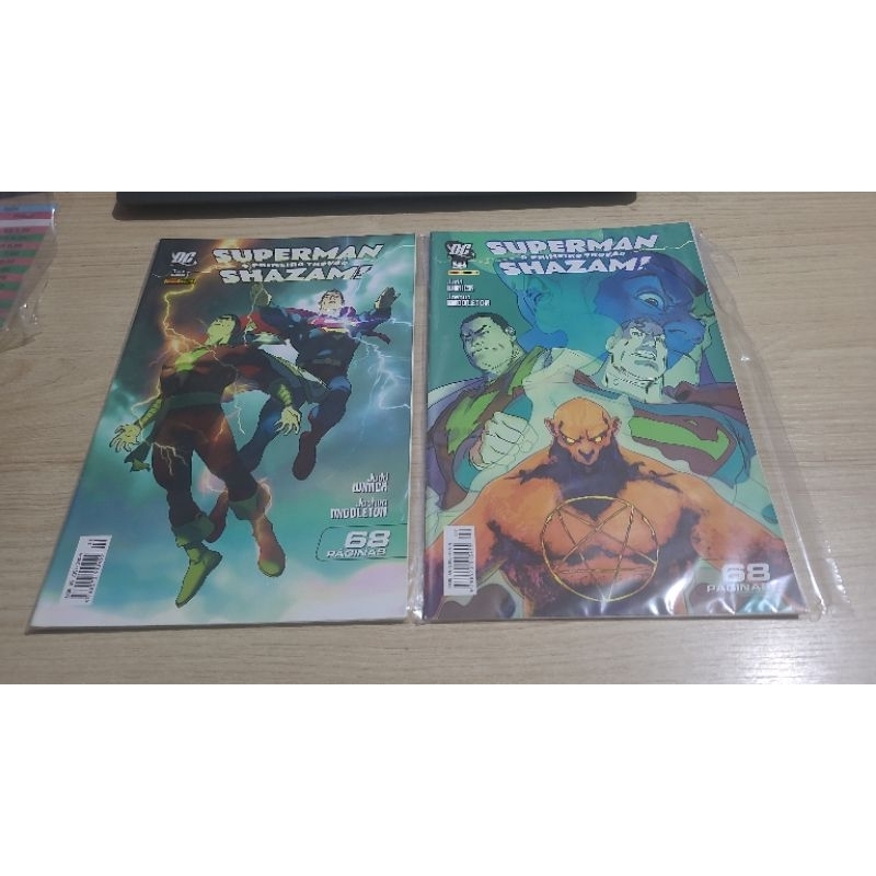 Superman e Shazam! : O Primeiro Trovão - Coleção Completa - Gibis DC