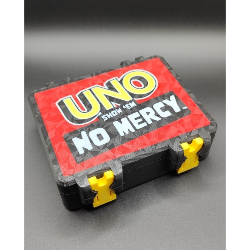 Detalhes do Caixa Organizadora UNO No Mercy – Compacta, Resistente e Estilosa para Proteger Seu Baralho!