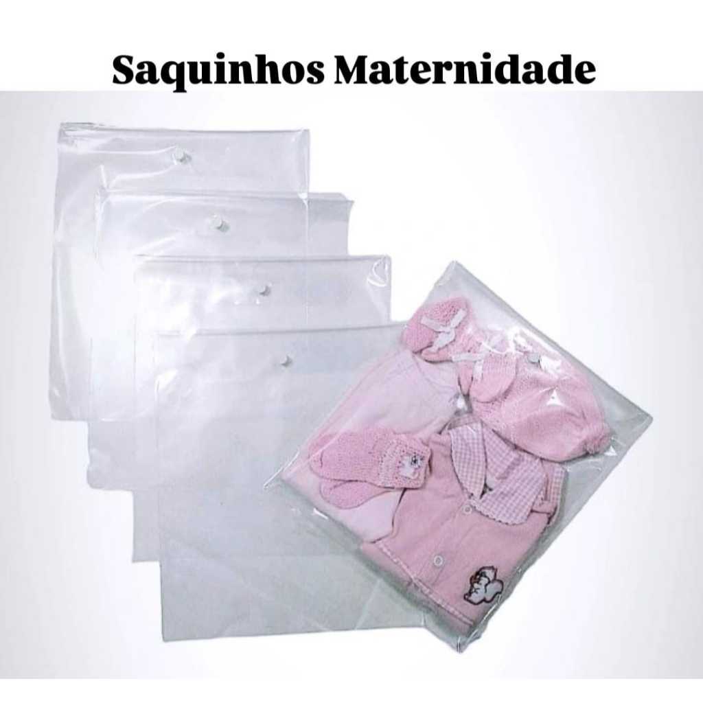 Kit 5 Saquinhos Maternidade Multiuso Organizador Nécessaire ( BOTÃO)