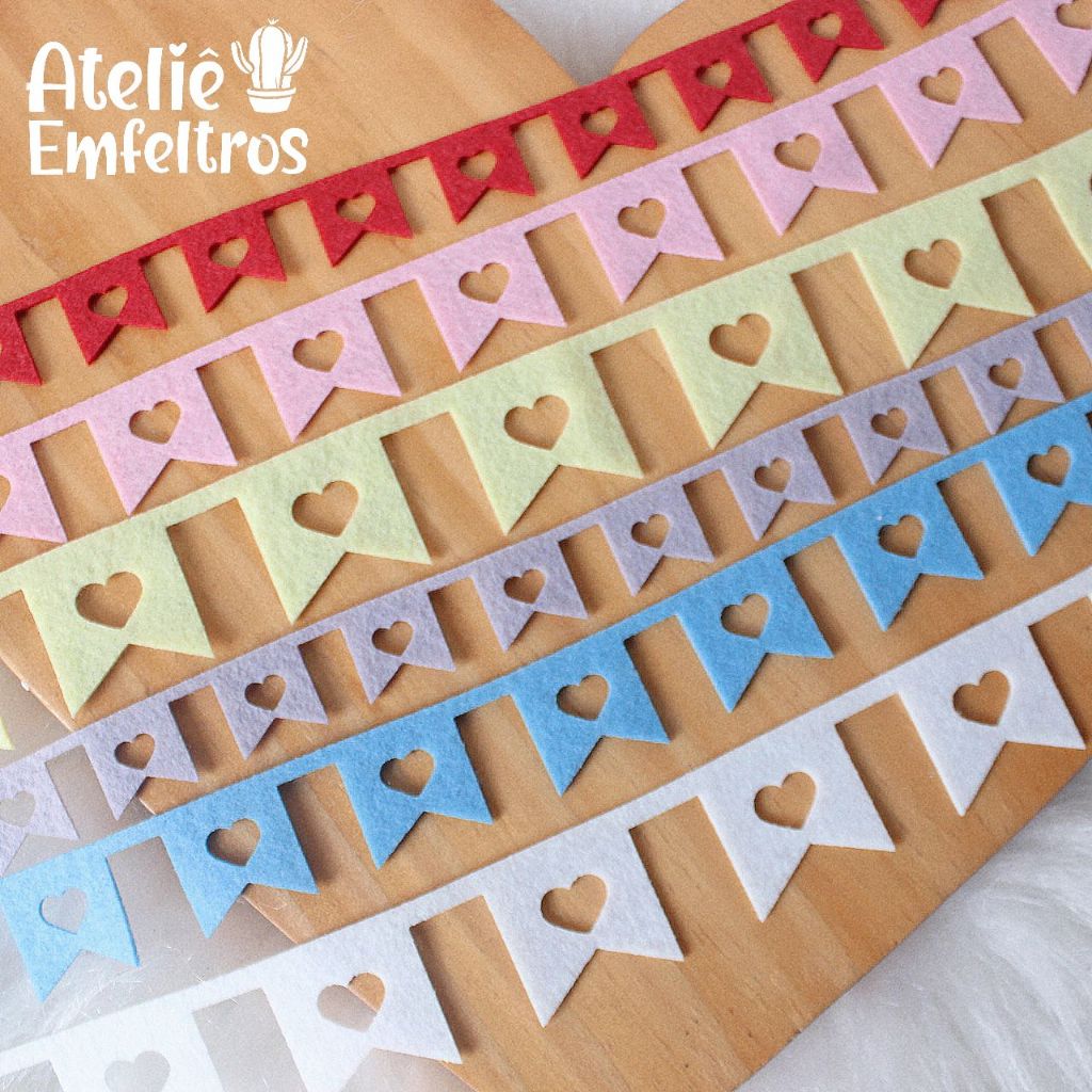 Bandeirola de Coração: Onde Comprar | BuscaProdutos