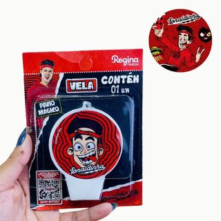 VELA PLANA ADESIVADA ENALDINHO REGINA em Oferta na Shopee