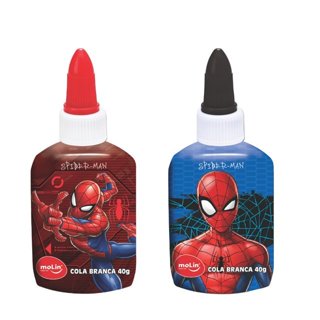 Cola Branca Escolar 40g Spider  Homem Aranha em Oferta na Shopee