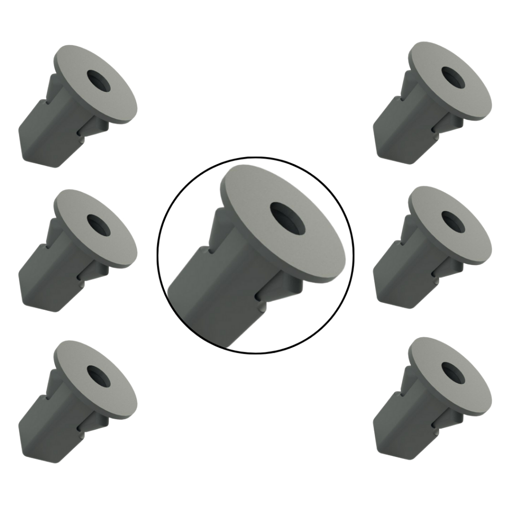 Kit 10 20 ou 50 Grampos Bucha Para-Barro Dianteiro E Traseiro Cherry Toyota Tiggo Corolla Hilux