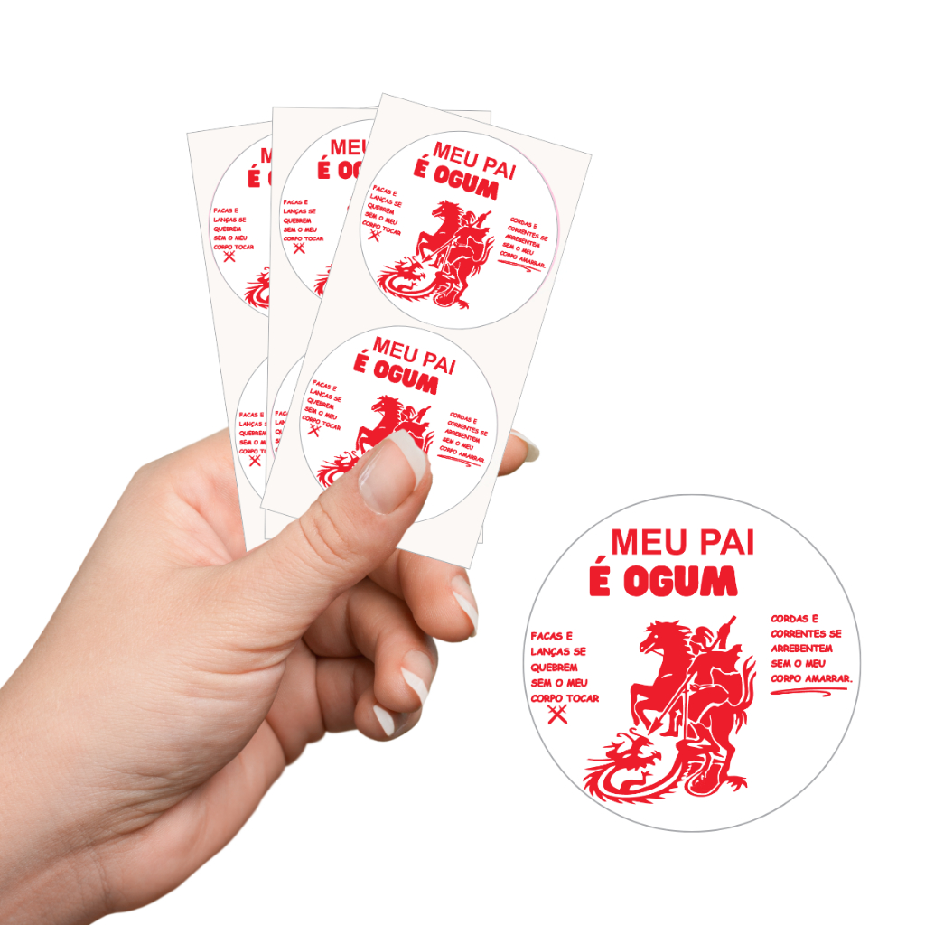 50 Etiquetas Adesivas Fofas - Perfeitas para Recebidos | Tam. 4 cm | Ogum em Oferta na Shopee