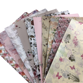 Poli Sujinho Celofane Decorado Flores Sortido com 50 Folhas em Oferta na Shopee