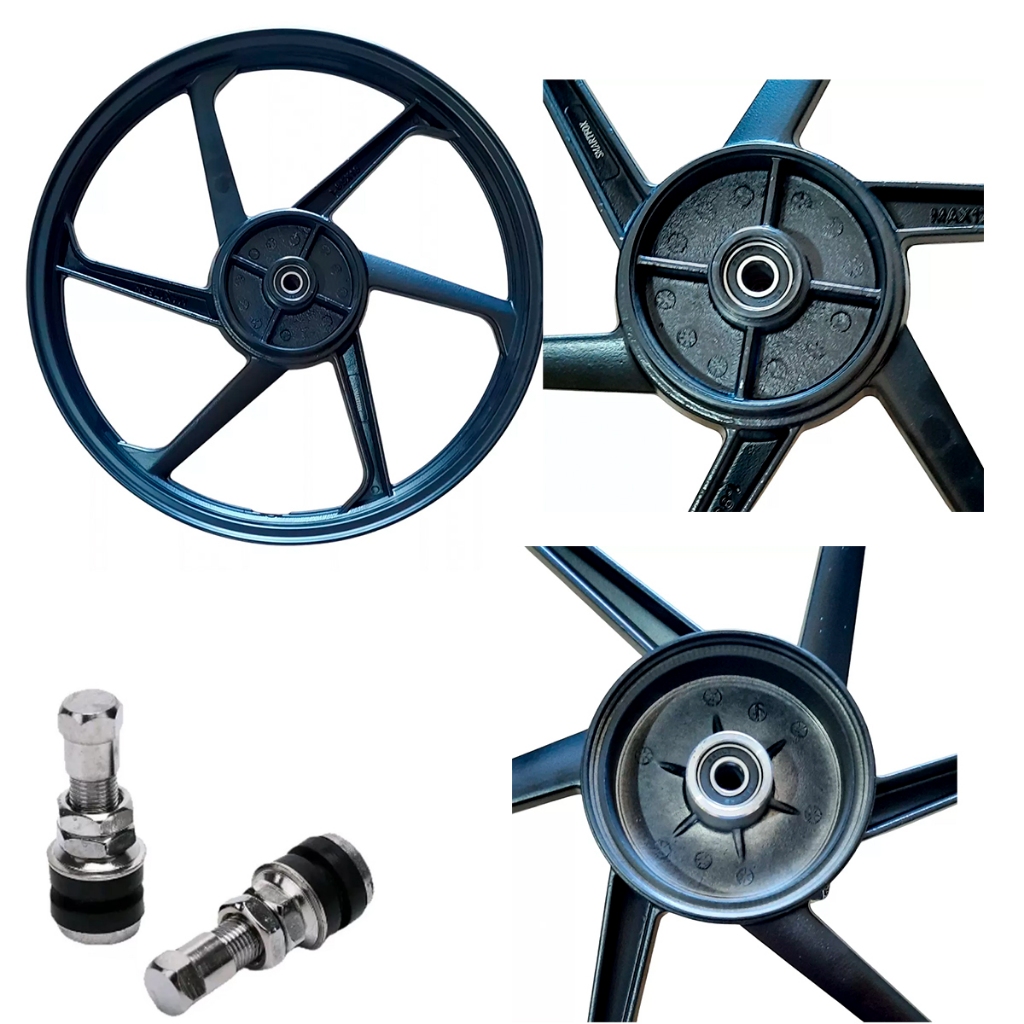 Roda Traseira Liga Leve Ybr Factor Completa Rolamento Espaçador em Oferta na Shopee