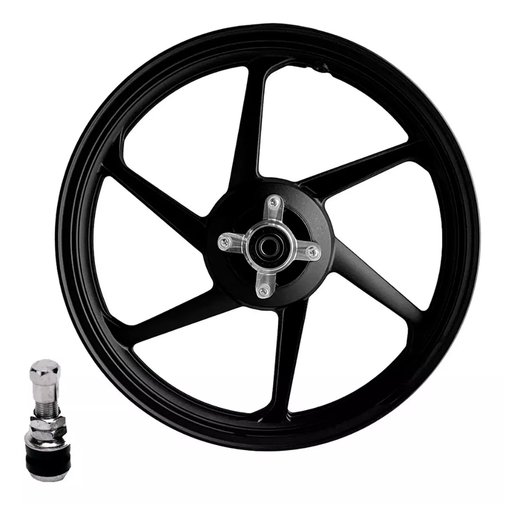 Roda Liga Leve Traseira Fan 125 2009 Freio A Tambor Completa em Oferta na Shopee