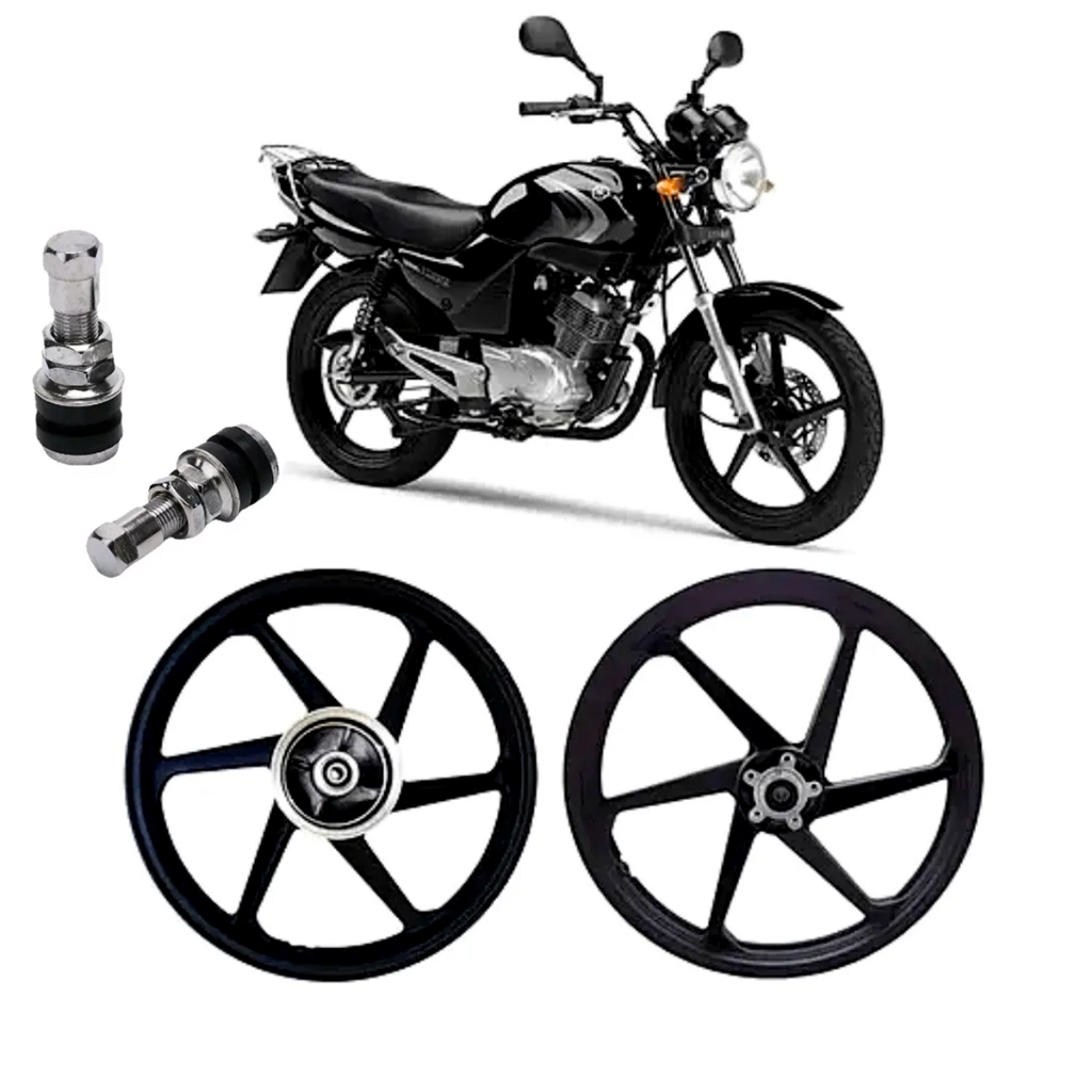Roda Liga Leve 6 Pontas Ybr 125 Ed Disco Ate 2008 Completinha so Instalar em Oferta na Shopee