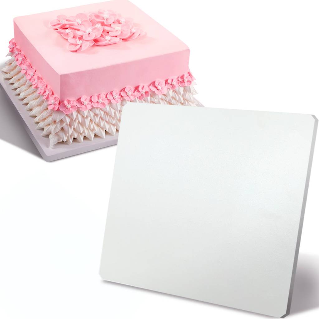 Tabuleiro 40x40cm MDF 6mm Quadrado Tábua Para Bolo Confeitaria em Oferta na Shopee