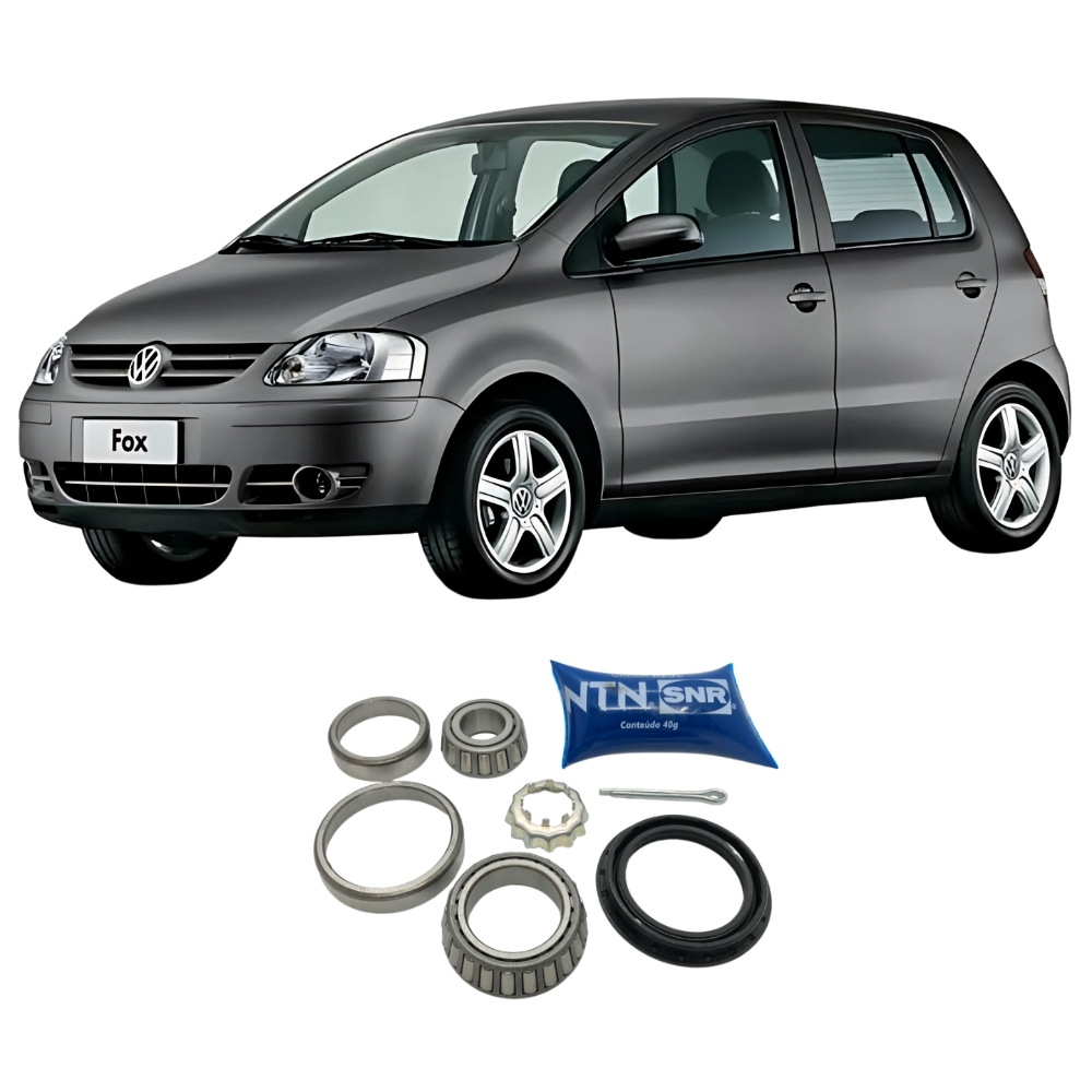 KIT ROLAMENTO TRASEIRO VW FOX GOL PARATI FORD ROYALE — imagem 2 de 2