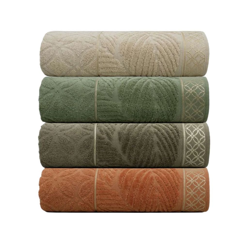 Kit 4 Toalhas de Banho Nativa Appel Felpuda Alta absorção Toque Suave Macia 100% Algodão 4...