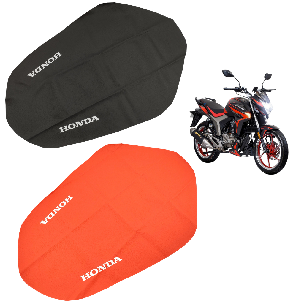 Capa do Banco Honda XR 300L Tornado 2024 - Vermelho / Preto - Modelo Original Com Escrita