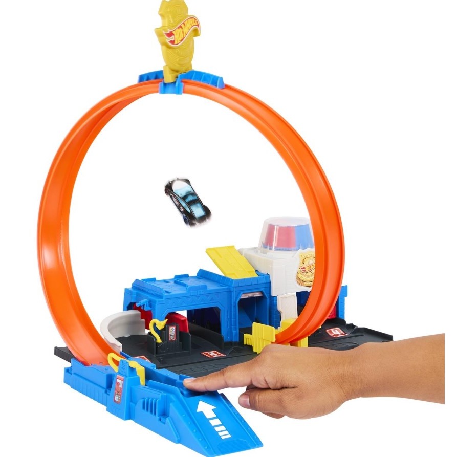 Pista Hot Wheels City Super Delegacia - Mattel JBM71 em Oferta na Shopee