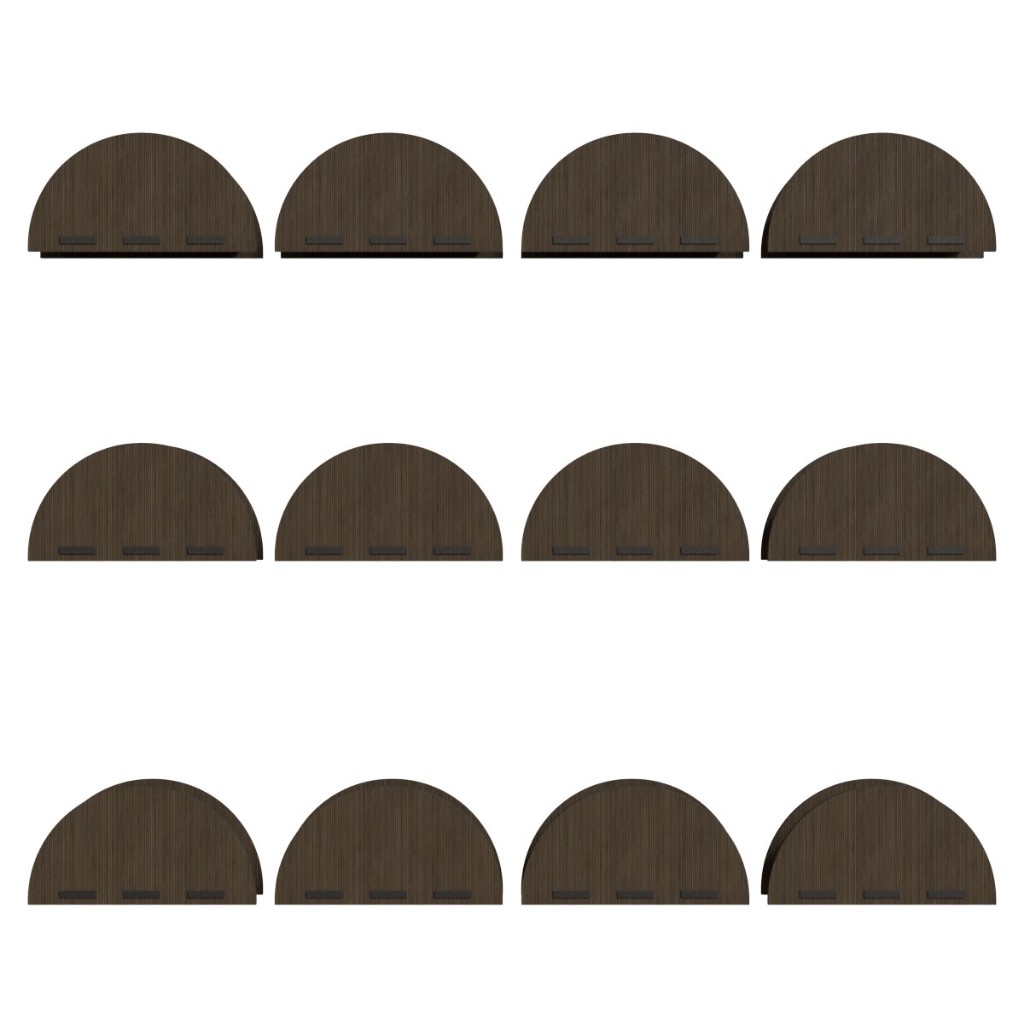 Kit 50 Porta Guardanapos Meia Lua Mdf Buffet Eventos Aniversários Festas Lanchonete Casamento em Oferta na Shopee