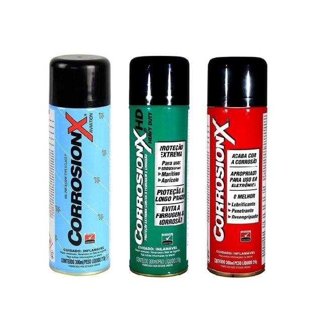 Kit a escolher CorrosionX Marine Aviation Heavy Duty HD Spray 300ML em Oferta na Shopee
