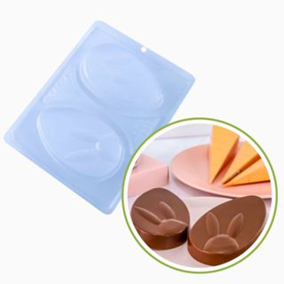1~4 FORMA SILICONE TABLETE OVO COELHO 10603 LANÇAMENTO PÁSCOA 2025 em Oferta na Shopee