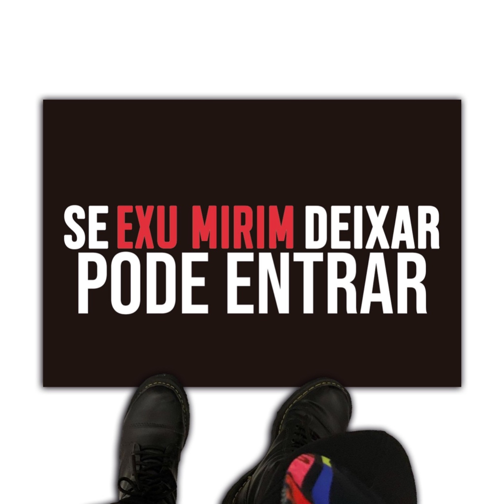 Capacho / Tapete umbanda - Exu Mirim