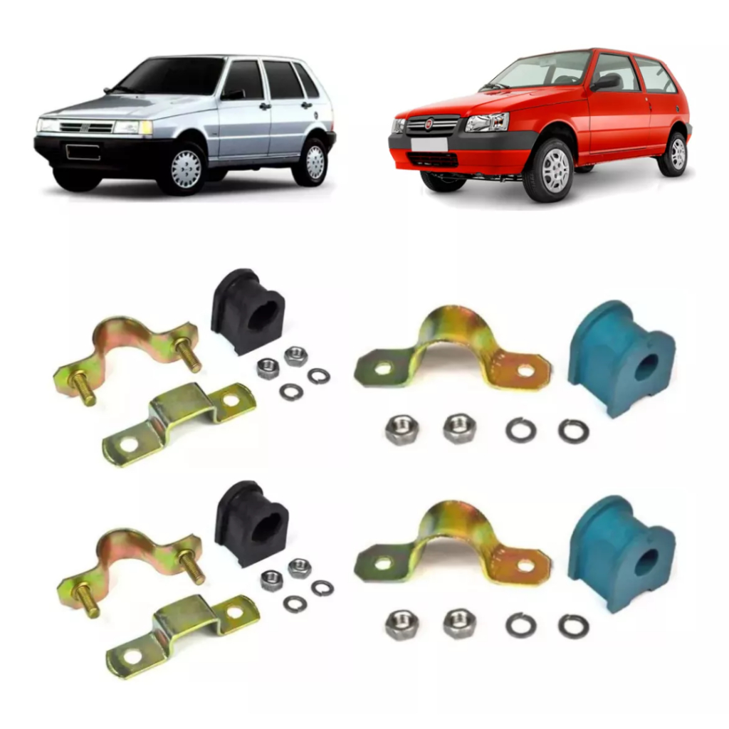 Kit 04 Buchas da Barra Estabilizadora Int + Ext Uno 1991/ ... em Oferta na Shopee