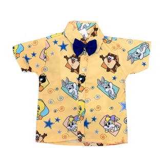 CAMISA BABY LOONEY TUNES INFANTIL TEMATICA ESTAMPADA em Oferta na Shopee