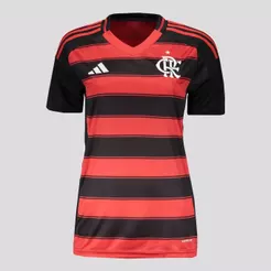 Camisa Adidas Flamengo I 2025 Feminina