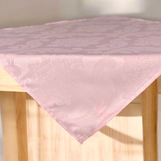 Toalha de mesa/chá/fogão 0,70x0,70 em Tecido Jacquard Rosê em Oferta na Shopee